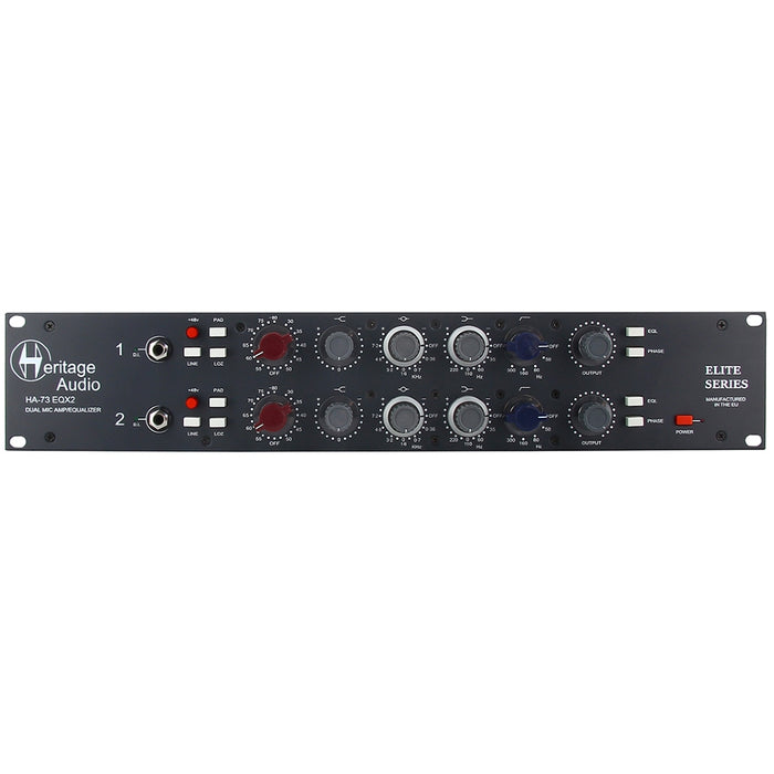 Heritage Audio 73EQX2 Elite - Dual '73 Mic Preamp and DI with Equiliser