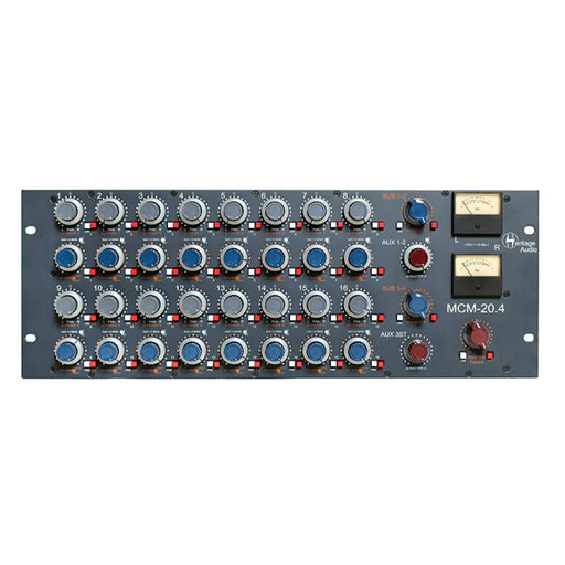 Heritage Audio MCM20.4 - 20 Channel rackmount mixer with subgroups, aux sends and inserts