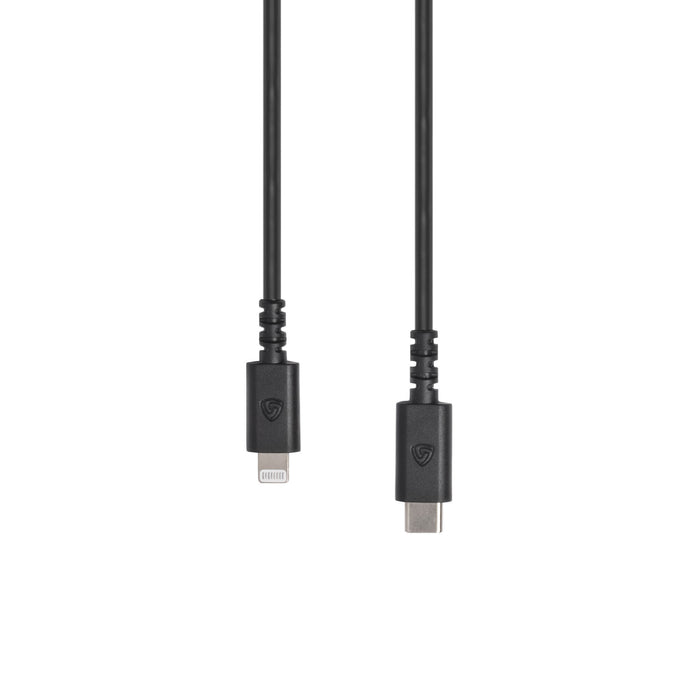 Lewitt CONNECT C2L - USB C to Lightning cable that allows you to simultaneously charge and stream audio from the CONNECT audio interface to an IOS device.
