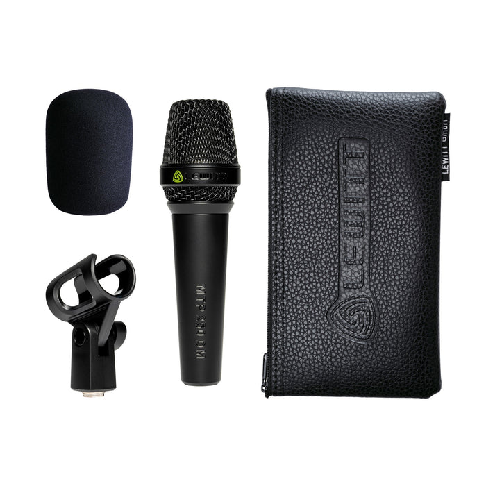Lewitt MTP 250 DM - Dynamic handheld microphone, cardioid pattern, microphone clip