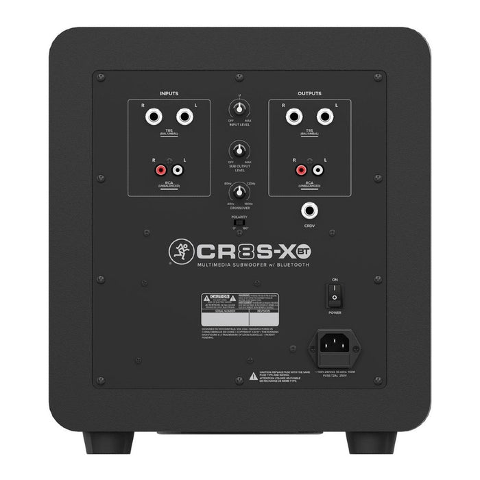 Mackie CR8S-XBT Active Multimedia Subwoofer With Bluetooth and CRDV Control