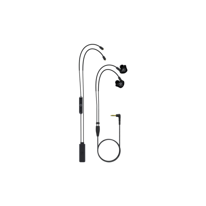 Mackie MP 220 BTA Dual Dynamic Driver Professional In-Ear Monitors with Bluetooth Adapter.