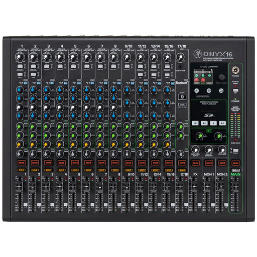 Mackie ONYX16 - 16-Channel Premium Analog mixer with multitrack USB