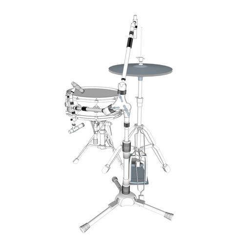 Triad Orbit 1 Stand Hat Snare / Snare Top & Bottom System