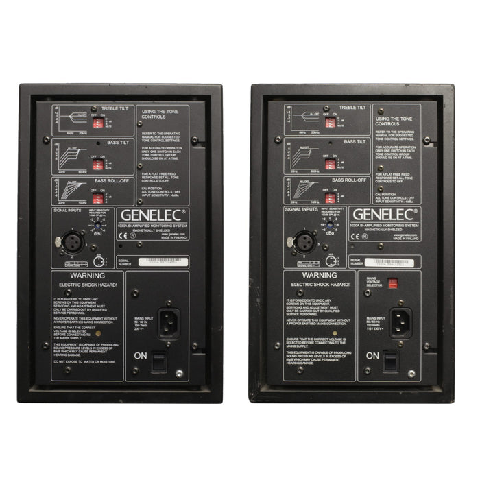 Genelec 1030A Active Loudspeaker Pair - Used — Studiocare