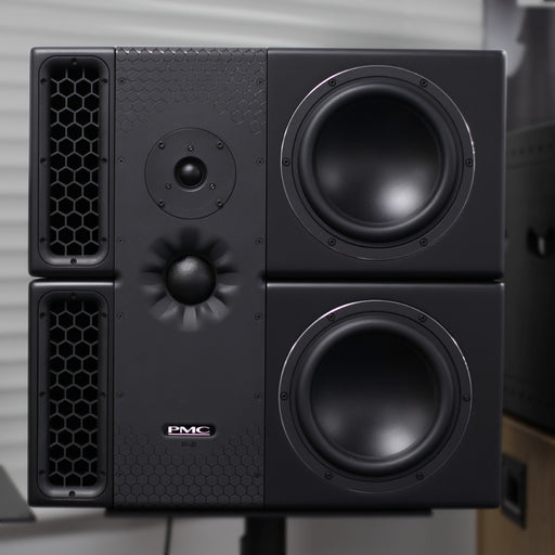 PMC PMC 8-2 Active 3-way monitor with 2 x 8 inch bass units and 55mm Soft dome mid-range - Pair - B-Stock (Ex Demo)