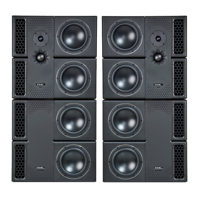 PMC 8-2-XBD Active monitor system - PMC 8-2 Pair and 2 x PMC 8-2 L/R SUB