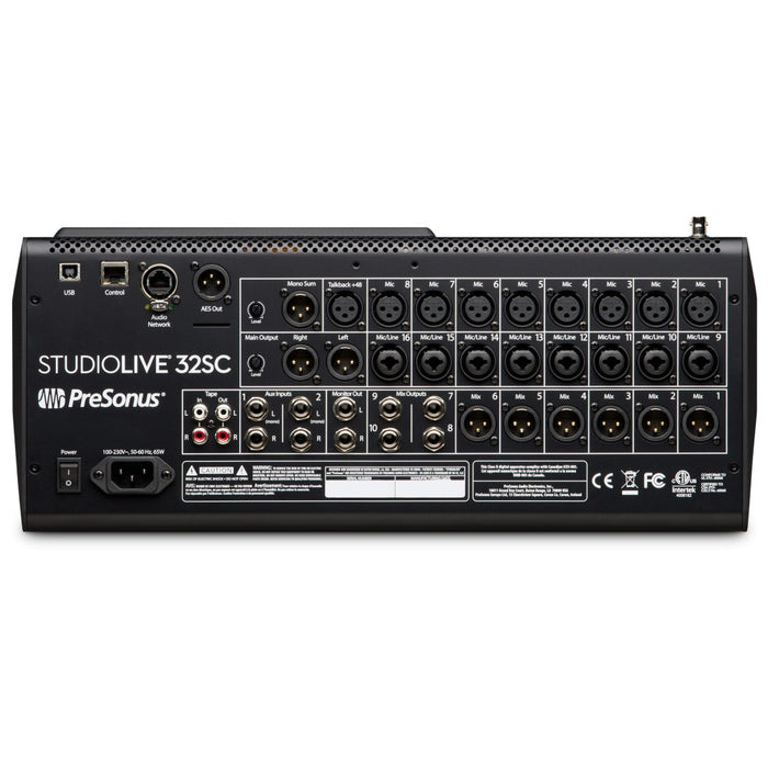 Presonus StudioLive 32SC - Compact 32-Channel Interface With AVB Networking