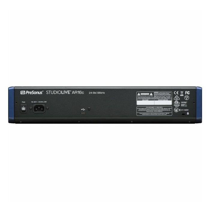 Presonus StudioLive AR16c - 16-Channel USB-C Hybrid Digital/Analog Performance Mixer