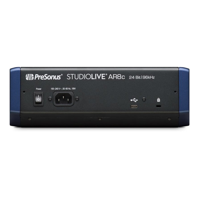 Presonus StudioLive AR8c - 8-Channel USB-C Hybrid Digital/Analog Performance Mixer