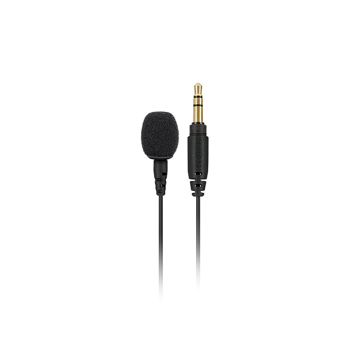 Rode Lavaliere Go Black - Professional-grade lavaliere microphone designed to pair perfectly with the Wireless Go and most recording devices with a 3.5mm TRS microphone input.