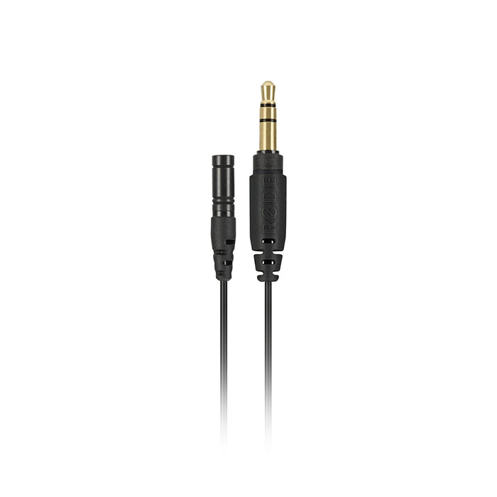 Rode Lavaliere Go Black - Professional-grade lavaliere microphone designed to pair perfectly with the Wireless Go and most recording devices with a 3.5mm TRS microphone input.