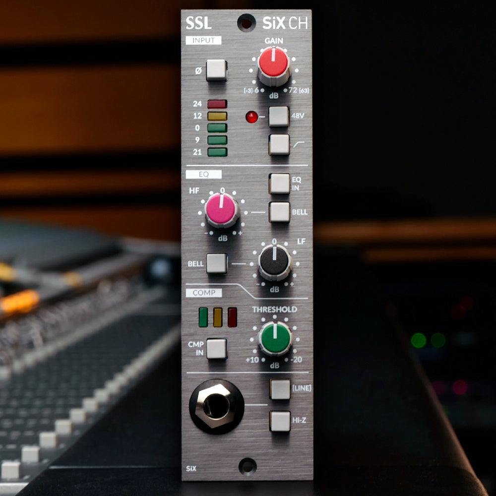 SSL SiX MINI CHANNEL STRIP Module for 500 Lunchbox Series racks ...