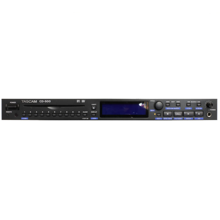 Tascam CD-500 - Like CD-500B but without balanced XLR output, AES/EBU digital out, parallel port - Used