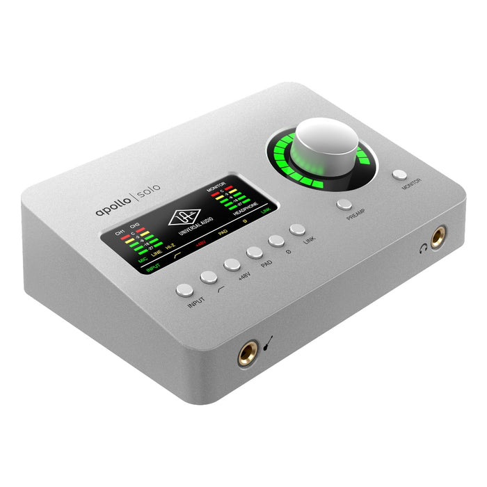 Universal Audio Apollo Solo USB - 2 x 4, USB3 Audio Interface with UAD-2 Solo DSP | PC ONLY