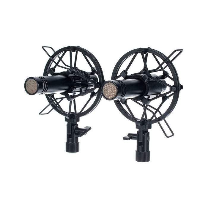 Warm Audio WA-84-C-B-ST (Black Pair) - Stereo Pair of Small Diaphragm Condenser Microphones