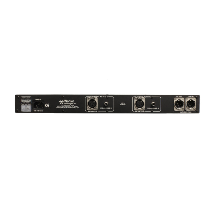 Wohler AMP1A Active rackmount loudspeaker 1U - Used