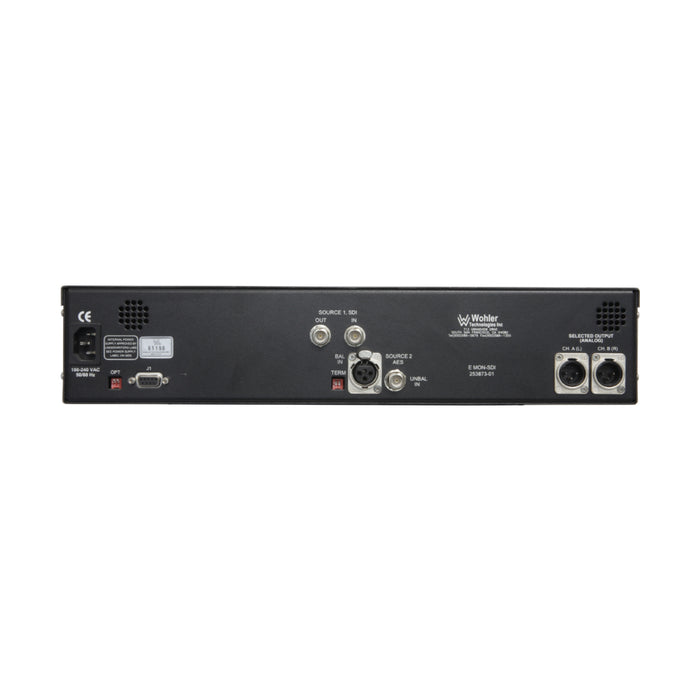 Wohler E Mon-1 SDI - Digital Audio Monitor Panel - Used