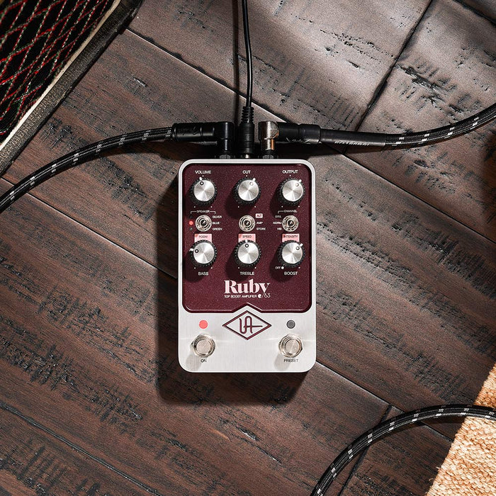 Universal Audio Ruby '63 Top Boost Amplifier - UAFX Amp Pedal — Studiocare