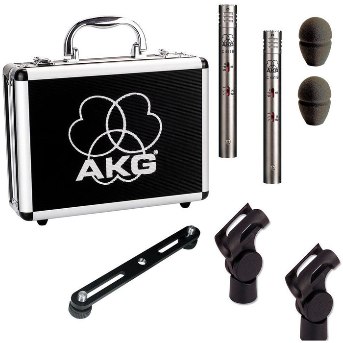 AKG C451 B Stereo Pair - Integrated Cardioid Condenser