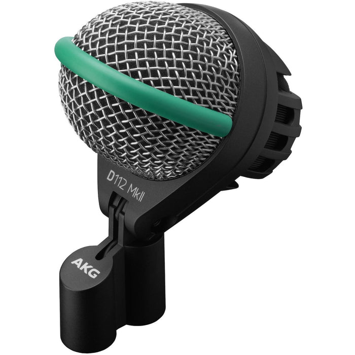 AKG D112 MKII - Professional Dynamic Bass Drum Mic Front Angle