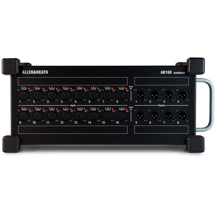 Allen & Heath AB-168 - 16 input, 8 output stage box for use with the Qu & GLD series Mixing desks. Front