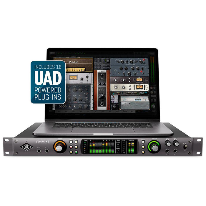 Universal Audio Apollo X8 - Thunderbolt 3 Audio Interface (Mac/Win) - Manufacturer Refurbished & Sealed
