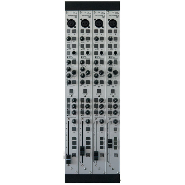 Schertler ART48-MICIN-ULNx4 - Arthur Modular mixer Microphone Input module - Ultra low noise module 4 modules pack