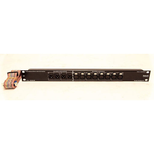 Tieline AS450XLRIFA pre wired DB25 to 1u XLR input panel for the AS450 Front