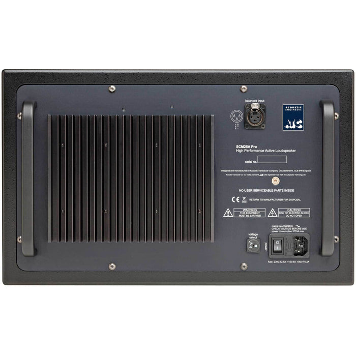 ATC SCM25A PRO - Compact Three-Way Active Monitor Speaker (Pair)