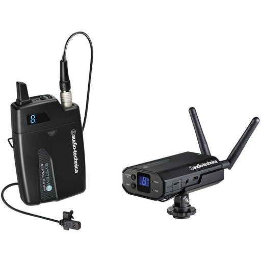 Audio Technica ATW-1701P - System 10 - Receiver with ATW-T1001 beltpack transmitter and ATR35cW lavalier microphone