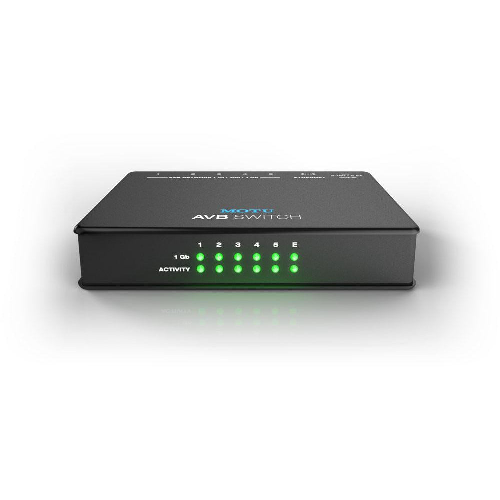 MOTU AVB Switch - Five-Port AVB Ethernet Switch — Studiocare