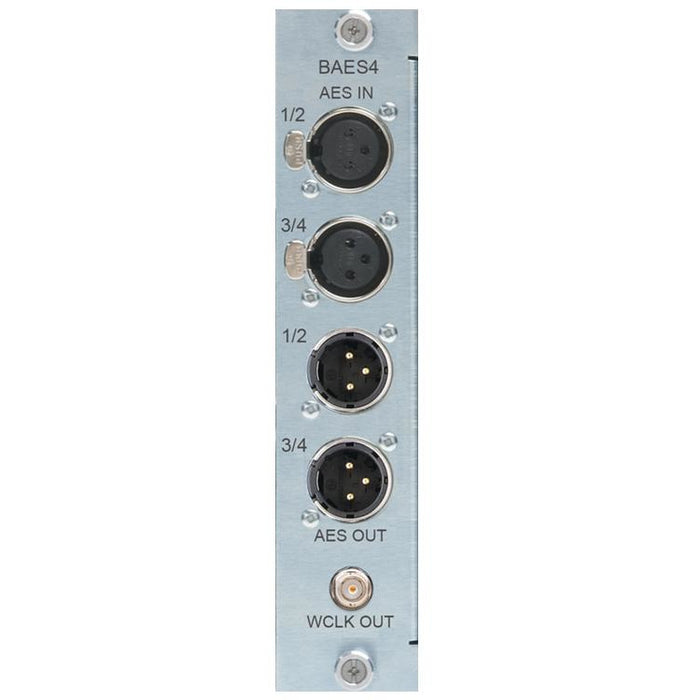 Burl BAES4 - 4 channel AES I/O daughter card for B80 Mothership. 2 XLR in, 2 XLR out, 1 BNC
