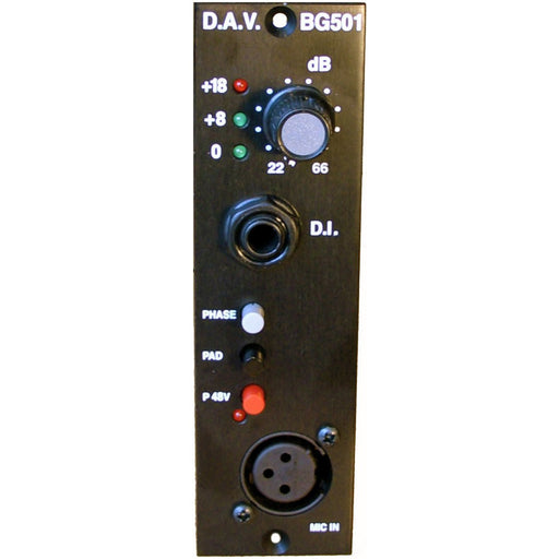 DAV BG501 500 Series Mic-Pre/DI
