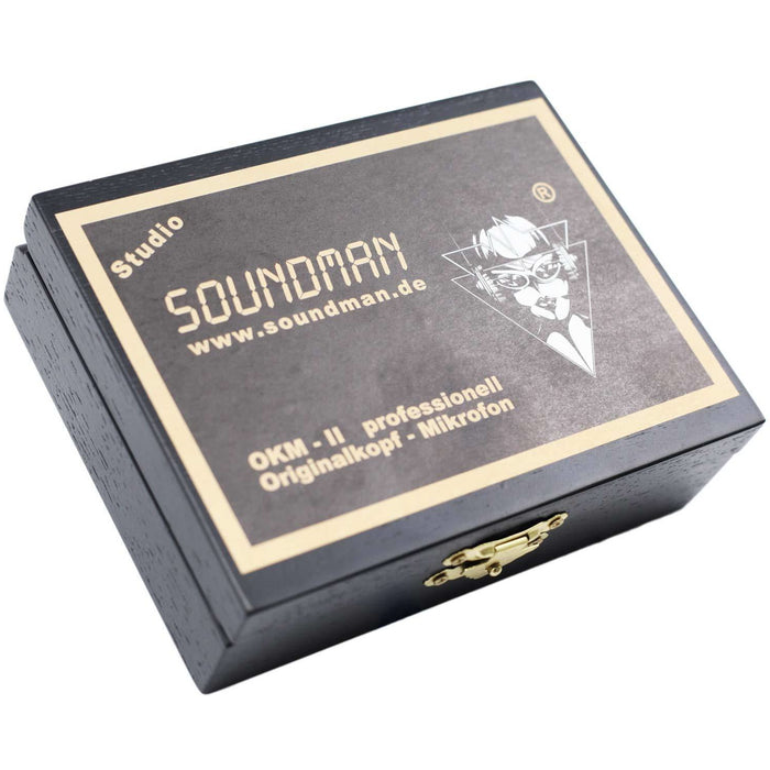 Soundman OKM II Classic Studio including A3 adaptor - Binaural Stereo headset microphone