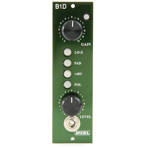 Burl B1D - 500-Series Mic Pre with Steel Output Transformer