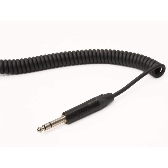 Studiocare Coiled Balanced TRS Jack Cable - Made with Kalestead Premium Grade Cable
