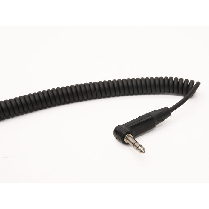 Studiocare Coiled Balanced TRS Jack Cable - Made with Kalestead Premium Grade Cable