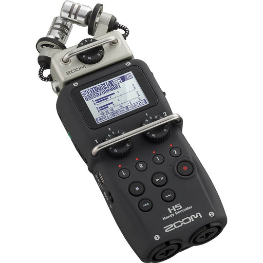 Zoom H5 Handy Recorder Front Angle