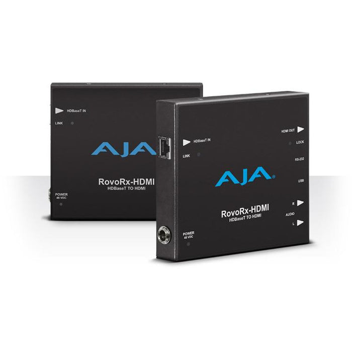 Aja ROVORX-HDMI - HDBaseT to HDMI (w/PoH), also facilitates power/display/control/interface to RovoCam