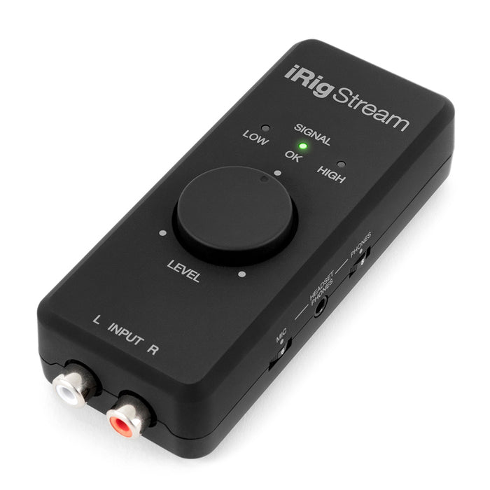 IK Multimedia iRig Stream - Streaming audio interface for iOS, M