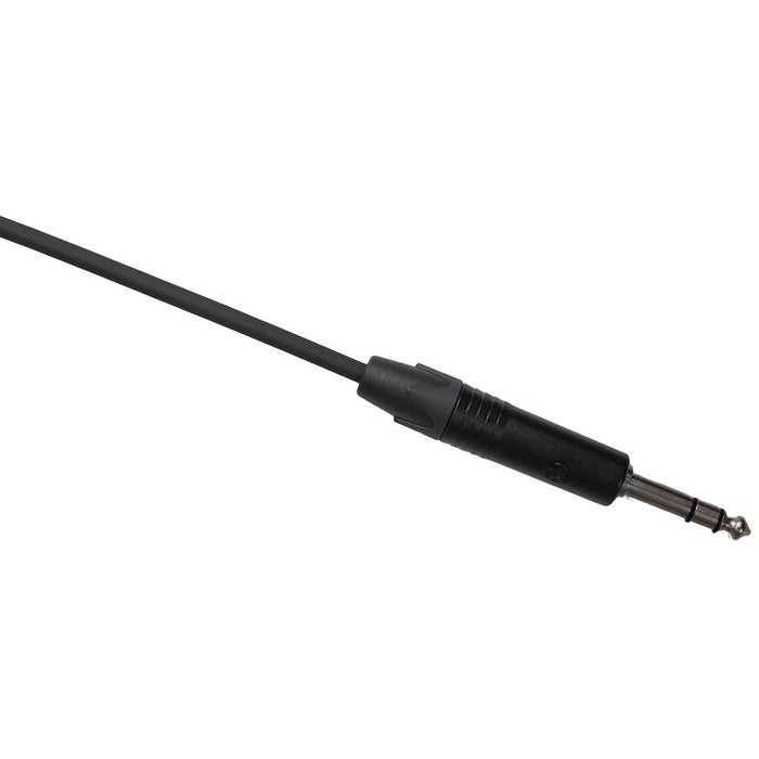 Klotz & Neutrik Bantam Jack to 6.35mm Balanced Jack Patch Cable 3m Black