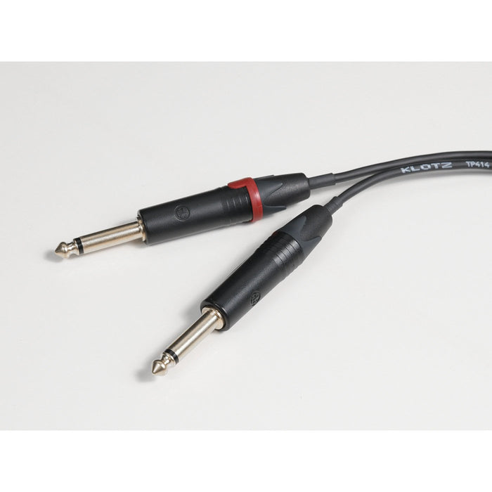 Klotz & Neutrik Stereo Split Adapter Cable - 1 Stereo Jack to 2 x Mono (L&R) Jack