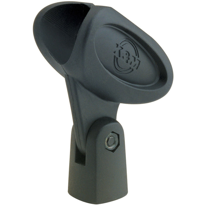 K&M 85050 Tapered slip-in microphone clip diameter 22-28 mm, high quality elastic rubber.