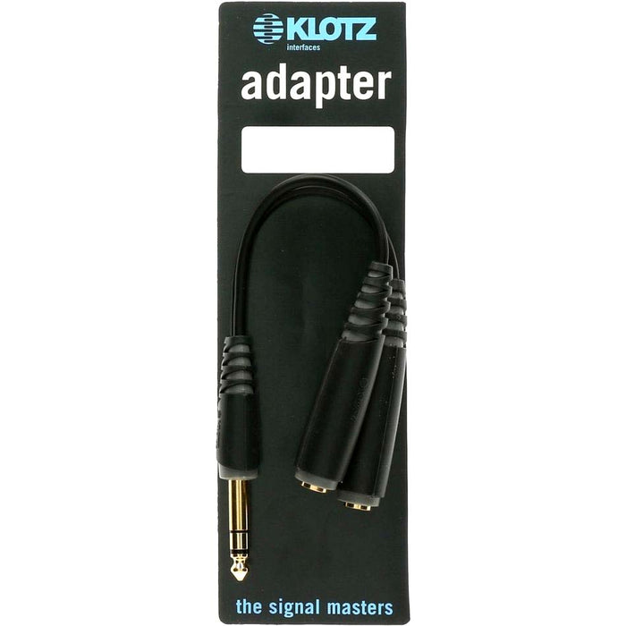 Klotz AYB-1 compact headphone distribution 1 x jack 6.35 mm - 2 x jack female 6.35 mm