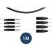 Klotz & Neutrik 4 Way Pro Jack to Male XLR 1m Loom