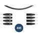 Klotz & Neutrik 4 Way Male to Female XLR 4m Loom