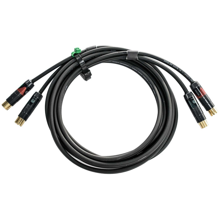 Klotz & Neutrik 5m Dual Phono Cable - Made with Klotz MC5000 Cable and Neutirk Pro-Fi Connectors