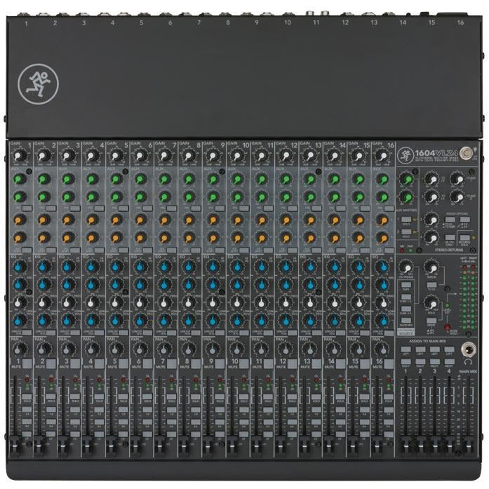Mackie 1604-VLZ4 - 16-Channel 4-Bus Compact Mixer with 16 Mic Preamps