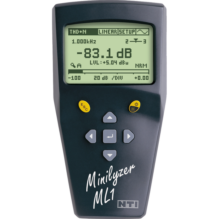 NTI Neutrik ML1 Minilyzer - Palm sized analogue audio analyzer